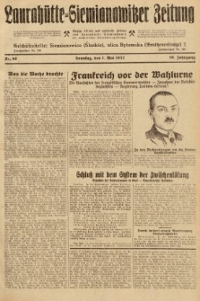 Laurahütte-Siemianowitzer Zeitung : enzige älteste und gelesenste Zeitung von Laurahütte-Siemianowitz mit wöchentlicher Unterhaitungsbeilage. 1932, nr 68