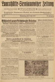 Laurahütte-Siemianowitzer Zeitung : enzige älteste und gelesenste Zeitung von Laurahütte-Siemianowitz mit wöchentlicher Unterhaitungsbeilage. 1932, nr 70