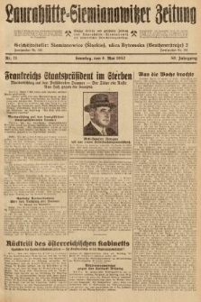 Laurahütte-Siemianowitzer Zeitung : enzige älteste und gelesenste Zeitung von Laurahütte-Siemianowitz mit wöchentlicher Unterhaitungsbeilage. 1932, nr 71