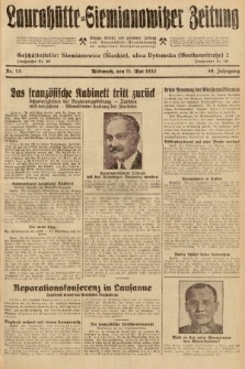 Laurahütte-Siemianowitzer Zeitung : enzige älteste und gelesenste Zeitung von Laurahütte-Siemianowitz mit wöchentlicher Unterhaitungsbeilage. 1932, nr 73