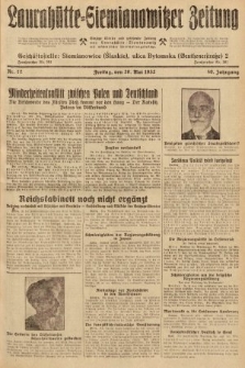 Laurahütte-Siemianowitzer Zeitung : enzige älteste und gelesenste Zeitung von Laurahütte-Siemianowitz mit wöchentlicher Unterhaitungsbeilage. 1932, nr 77