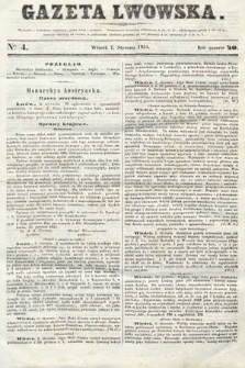 Gazeta Lwowska. 1851, nr 4