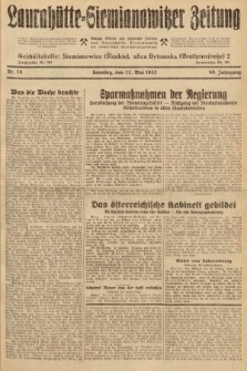 Laurahütte-Siemianowitzer Zeitung : enzige älteste und gelesenste Zeitung von Laurahütte-Siemianowitz mit wöchentlicher Unterhaitungsbeilage. 1932, nr 78