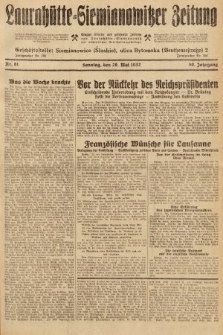 Laurahütte-Siemianowitzer Zeitung : enzige älteste und gelesenste Zeitung von Laurahütte-Siemianowitz mit wöchentlicher Unterhaitungsbeilage. 1932, nr 81