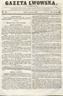 Gazeta Lwowska. 1851, nr 5