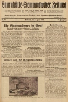 Laurahütte-Siemianowitzer Zeitung : enzige älteste und gelesenste Zeitung von Laurahütte-Siemianowitz mit wöchentlicher Unterhaitungsbeilage. 1932, nr 91