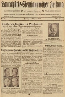 Laurahütte-Siemianowitzer Zeitung : enzige älteste und gelesenste Zeitung von Laurahütte-Siemianowitz mit wöchentlicher Unterhaitungsbeilage. 1932, nr 92