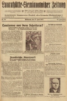 Laurahütte-Siemianowitzer Zeitung : enzige älteste und gelesenste Zeitung von Laurahütte-Siemianowitz mit wöchentlicher Unterhaitungsbeilage. 1932, nr 95