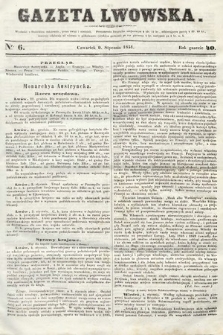 Gazeta Lwowska. 1851, nr 6