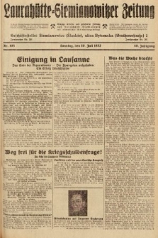 Laurahütte-Siemianowitzer Zeitung : enzige älteste und gelesenste Zeitung von Laurahütte-Siemianowitz mit wöchentlicher Unterhaitungsbeilage. 1932, nr 105