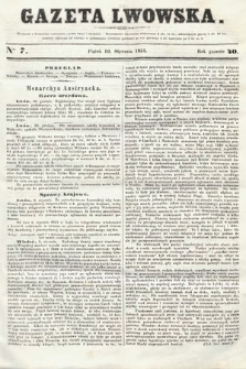 Gazeta Lwowska. 1851, nr 7