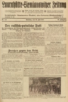Laurahütte-Siemianowitzer Zeitung : enzige älteste und gelesenste Zeitung von Laurahütte-Siemianowitz mit wöchentlicher Unterhaitungsbeilage. 1932, nr 114
