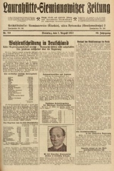 Laurahütte-Siemianowitzer Zeitung : enzige älteste und gelesenste Zeitung von Laurahütte-Siemianowitz mit wöchentlicher Unterhaitungsbeilage. 1932, nr 118