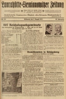Laurahütte-Siemianowitzer Zeitung : enzige älteste und gelesenste Zeitung von Laurahütte-Siemianowitz mit wöchentlicher Unterhaitungsbeilage. 1932, nr 119