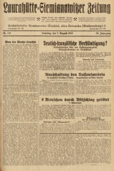 Laurahütte-Siemianowitzer Zeitung : enzige älteste und gelesenste Zeitung von Laurahütte-Siemianowitz mit wöchentlicher Unterhaitungsbeilage. 1932, nr 121