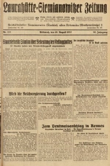 Laurahütte-Siemianowitzer Zeitung : enzige älteste und gelesenste Zeitung von Laurahütte-Siemianowitz mit wöchentlicher Unterhaitungsbeilage. 1932, nr 123