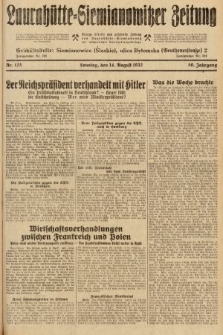 Laurahütte-Siemianowitzer Zeitung : enzige älteste und gelesenste Zeitung von Laurahütte-Siemianowitz mit wöchentlicher Unterhaitungsbeilage. 1932, nr 125