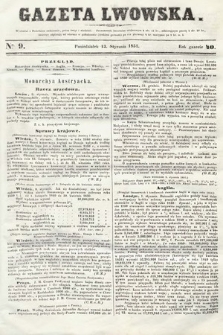 Gazeta Lwowska. 1851, nr 9