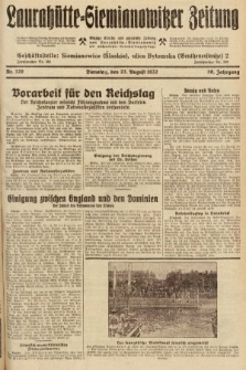 Laurahütte-Siemianowitzer Zeitung : enzige älteste und gelesenste Zeitung von Laurahütte-Siemianowitz mit wöchentlicher Unterhaitungsbeilage. 1932, nr 129