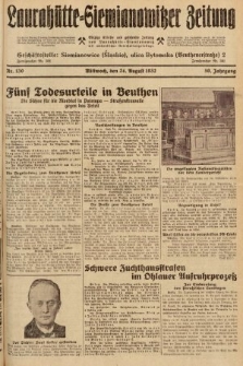 Laurahütte-Siemianowitzer Zeitung : enzige älteste und gelesenste Zeitung von Laurahütte-Siemianowitz mit wöchentlicher Unterhaitungsbeilage. 1932, nr 130