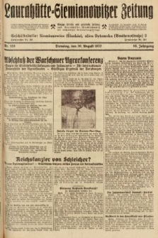 Laurahütte-Siemianowitzer Zeitung : enzige älteste und gelesenste Zeitung von Laurahütte-Siemianowitz mit wöchentlicher Unterhaitungsbeilage. 1932, nr 133
