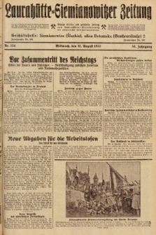 Laurahütte-Siemianowitzer Zeitung : enzige älteste und gelesenste Zeitung von Laurahütte-Siemianowitz mit wöchentlicher Unterhaitungsbeilage. 1932, nr 134