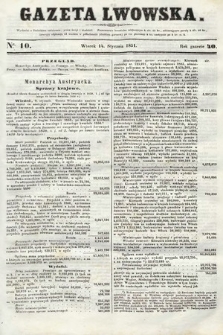 Gazeta Lwowska. 1851, nr 10