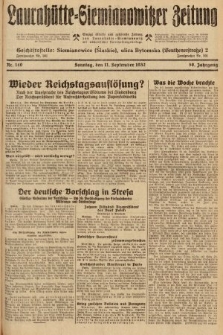 Laurahütte-Siemianowitzer Zeitung : enzige älteste und gelesenste Zeitung von Laurahütte-Siemianowitz mit wöchentlicher Unterhaitungsbeilage. 1932, nr 140