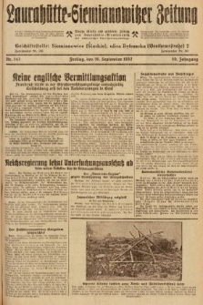 Laurahütte-Siemianowitzer Zeitung : enzige älteste und gelesenste Zeitung von Laurahütte-Siemianowitz mit wöchentlicher Unterhaitungsbeilage. 1932, nr 143