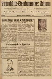 Laurahütte-Siemianowitzer Zeitung : enzige älteste und gelesenste Zeitung von Laurahütte-Siemianowitz mit wöchentlicher Unterhaitungsbeilage. 1932, nr 146