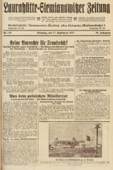 Laurahütte-Siemianowitzer Zeitung : enzige älteste und gelesenste Zeitung von Laurahütte-Siemianowitz mit wöchentlicher Unterhaitungsbeilage. 1932, nr 149