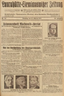 Laurahütte-Siemianowitzer Zeitung : enzige älteste und gelesenste Zeitung von Laurahütte-Siemianowitz mit wöchentlicher Unterhaitungsbeilage. 1932, nr 157
