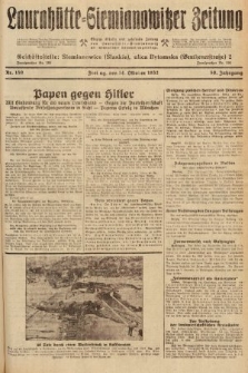 Laurahütte-Siemianowitzer Zeitung : enzige älteste und gelesenste Zeitung von Laurahütte-Siemianowitz mit wöchentlicher Unterhaitungsbeilage. 1932, nr 159