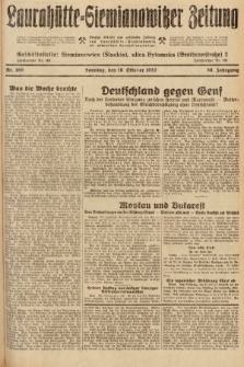 Laurahütte-Siemianowitzer Zeitung : enzige älteste und gelesenste Zeitung von Laurahütte-Siemianowitz mit wöchentlicher Unterhaitungsbeilage. 1932, nr 160