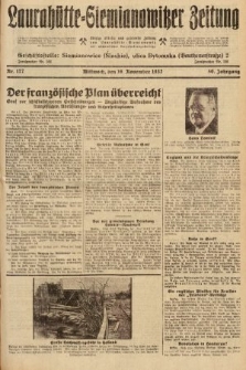 Laurahütte-Siemianowitzer Zeitung : enzige älteste und gelesenste Zeitung von Laurahütte-Siemianowitz mit wöchentlicher Unterhaitungsbeilage. 1932, nr 177
