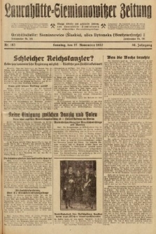 Laurahütte-Siemianowitzer Zeitung : enzige älteste und gelesenste Zeitung von Laurahütte-Siemianowitz mit wöchentlicher Unterhaitungsbeilage. 1932, nr 183