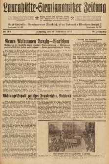 Laurahütte-Siemianowitzer Zeitung : enzige älteste und gelesenste Zeitung von Laurahütte-Siemianowitz mit wöchentlicher Unterhaitungsbeilage. 1932, nr 184