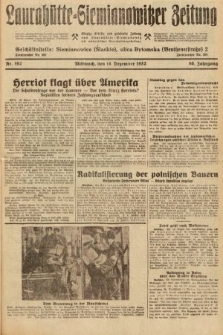 Laurahütte-Siemianowitzer Zeitung : enzige älteste und gelesenste Zeitung von Laurahütte-Siemianowitz mit wöchentlicher Unterhaitungsbeilage. 1932, nr 192