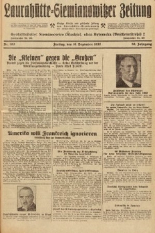 Laurahütte-Siemianowitzer Zeitung : enzige älteste und gelesenste Zeitung von Laurahütte-Siemianowitz mit wöchentlicher Unterhaitungsbeilage. 1932, nr 193