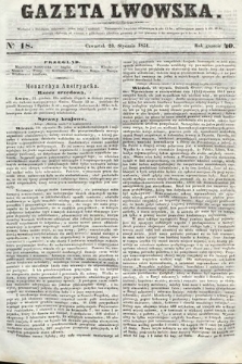 Gazeta Lwowska. 1851, nr 18