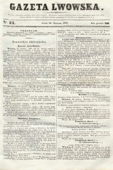 Gazeta Lwowska. 1851, nr 23