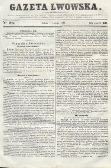 Gazeta Lwowska. 1851, nr 26