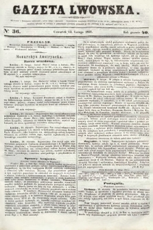 Gazeta Lwowska. 1851, nr 36