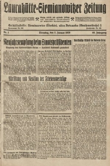 Laurahütte-Siemianowitzer Zeitung : enzige älteste und gelesenste Zeitung von Laurahütte-Siemianowitz mit wöchentlicher Unterhaitungsbeilage. 1928, nr 2