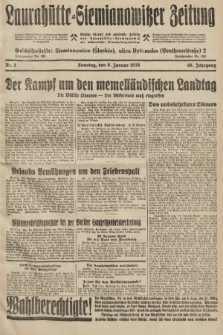 Laurahütte-Siemianowitzer Zeitung : enzige älteste und gelesenste Zeitung von Laurahütte-Siemianowitz mit wöchentlicher Unterhaitungsbeilage. 1928, nr 5
