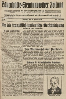 Laurahütte-Siemianowitzer Zeitung : enzige älteste und gelesenste Zeitung von Laurahütte-Siemianowitz mit wöchentlicher Unterhaitungsbeilage. 1928, nr 6