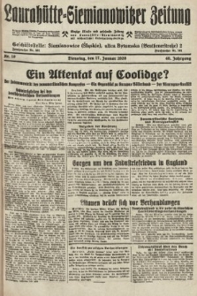 Laurahütte-Siemianowitzer Zeitung : enzige älteste und gelesenste Zeitung von Laurahütte-Siemianowitz mit wöchentlicher Unterhaitungsbeilage. 1928, nr 10