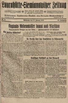 Laurahütte-Siemianowitzer Zeitung : enzige älteste und gelesenste Zeitung von Laurahütte-Siemianowitz mit wöchentlicher Unterhaitungsbeilage. 1928, nr 11