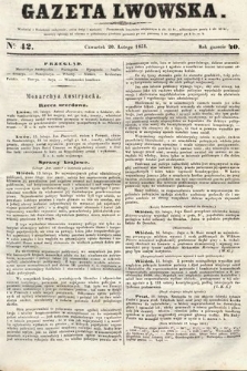 Gazeta Lwowska. 1851, nr 42