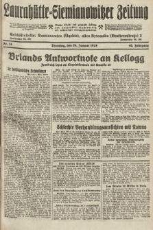 Laurahütte-Siemianowitzer Zeitung : enzige älteste und gelesenste Zeitung von Laurahütte-Siemianowitz mit wöchentlicher Unterhaitungsbeilage. 1928, nr 14